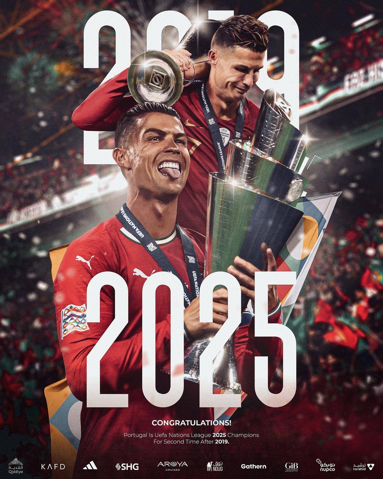 丹麦强势智利，C罗送出助攻